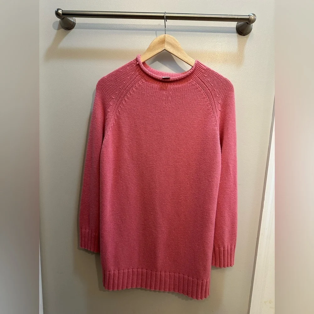 Real Clothes 75% Silk 25% Cashmere Pink Knit Sweater XL Lightweight Luxury